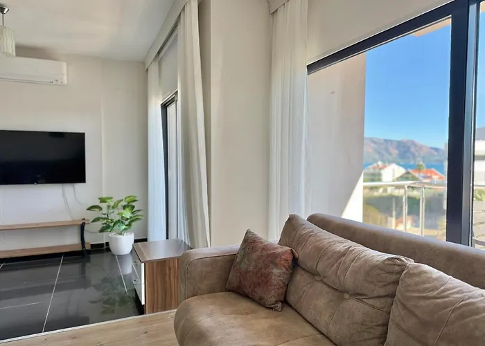 Lägenhet Deniz Manzarali, Plaja 100 Metre, Luks 3 Marmaris